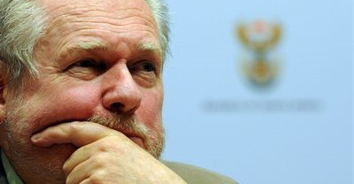Trade and Industry minister Rob Davies addresses a media briefing on the department's budget vote on Wednesday.<p>Picture: