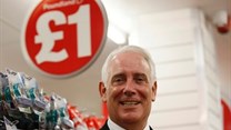 Outgoing Poundland CEO Jim McCarthy poses for a photograph in a store in London, the UK.
Picture: