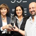 Donna Oosthuyse from the JSE; Praxia Nathanael, Gold Brands Investments CEO and chief operating officer, Stylianos Nathanael, at the group’s listing.
Picture: