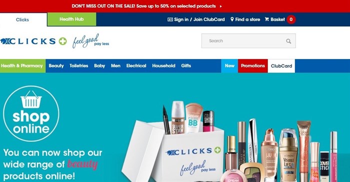 Clicks launches online store
