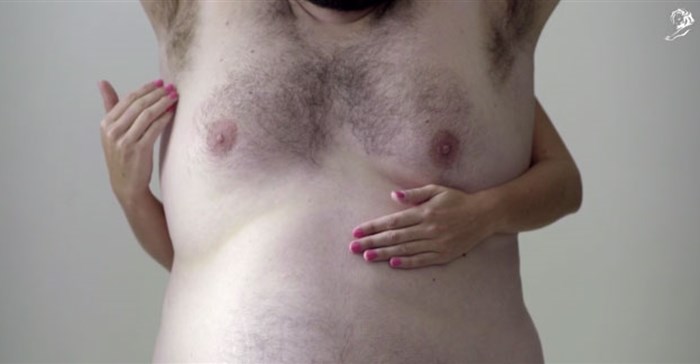 Screengrab from 'Manboobs'.