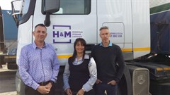 Anthony Healey (MD), Angela Julies (fleet controller), James Campbell-Miller (sales director)