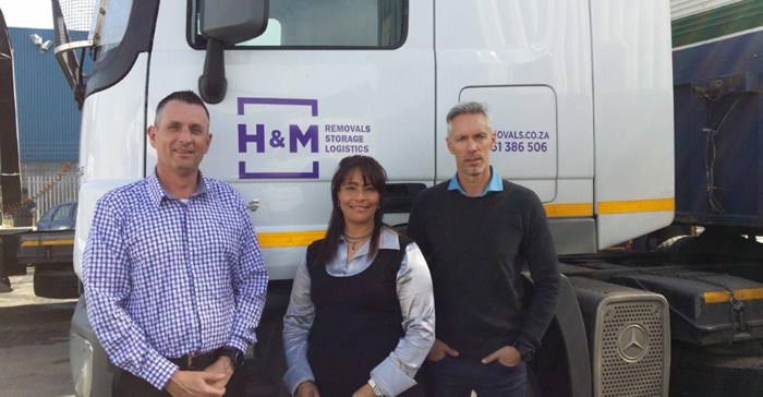 Anthony Healey (MD), Angela Julies (fleet controller), James Campbell-Miller (sales director)
