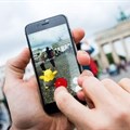 A picture shows a man using the 'Pokemon Go' augmented reality mobile phone app in front of the Brandenburg Gate in Berlin, Germany on Wednesday.
Picture: