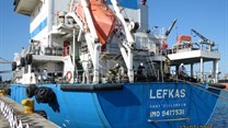 MT LEFKAS docked at Berth 100