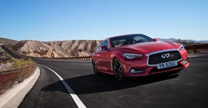 Infinit Q60 sports coupe.