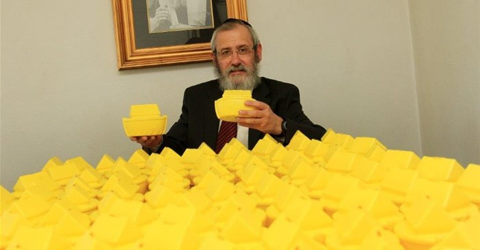 Rabbi David Masinter with ARKs