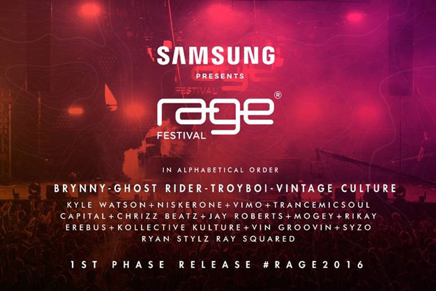 Rage Festival announces lineup