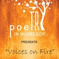 Voices on Fire at this year's Poetry in McGregor