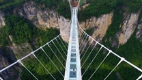 China opens record-breaking transparent bridge