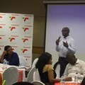 Siya Mhlaluka presenting at the TPT Procurement Imbizo