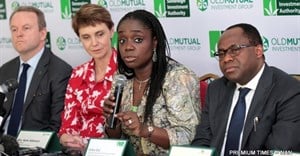 - From left: Chief Investment Officer, Old Mutual Investment Group, Hywei George; Chief Executive Officer of the Group, Diane Radley; Minister of Finance, Kemi Adeosun; and Managing Director/Chief Executive Officer, Nigeria Sovereign Investment Authority (NSIA), Uche Orji, at the agreement-signing ceremony.