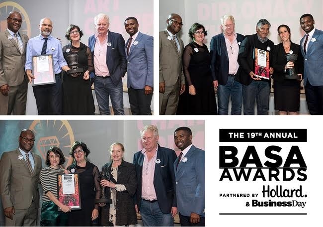 Special Award recipients honoured at 19th Annual BASA Awards, partnered by Hollard and Business Day