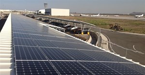 - The solar panels at George. Source: Facebook Yeni Safak.