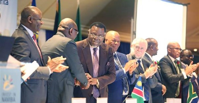 Dr Hage G. Geingob, President -Republic of Namibia, addressed South African business last week at the launch of the ‘Invest in Namibia International Conference’