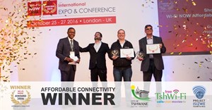 TshWi-Fi scoops global award for Affordable Connectivity