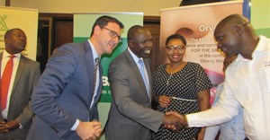 BASF East Africa team with Cabinet Secretary Ministry of Agriculture Livestock and Fisheries Hon. Willy Bett