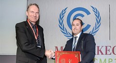 Dr Paul Grunow of PI Berlin and Badr Ikken of Iresen