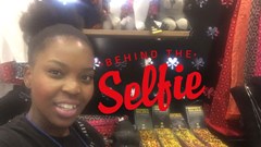 Mokoena in the Goodbye Malaria store at OR Tambo airport, which features Shweshwe pyjama pants, hats and bowties as well as handmade teddies, bracelets and more...