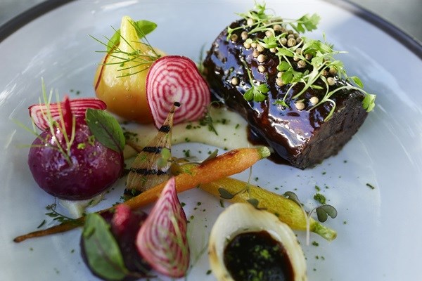 Slow-braised beef short rib. © Grande Provence.