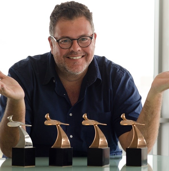 Ray with this year’s Loerie wins.