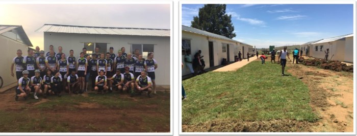 Cyclists exceed the challenge for Ubuhle learners