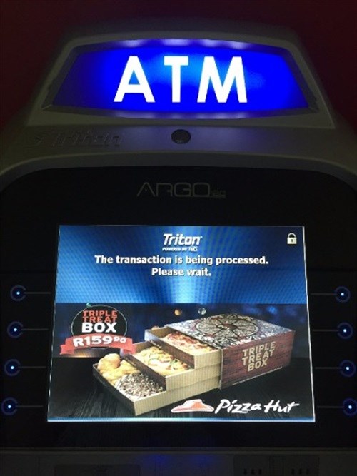 Uber and Pizza Hut cash in with Guerrilla IMC's location-targeted ATM Media