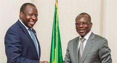 ATI CEO, George Otieno and Benin president, Patrice Talon