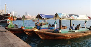 Kjrajesh via  - abra boats on Dubai Creek