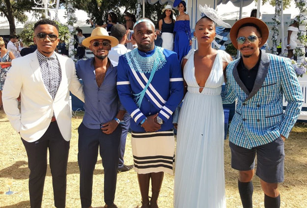 From left – Sivu Madikana, Muzi Mthombeni, Siv Ngesi Bonnie and friend