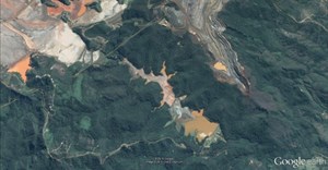 Samarco dam configuration via Google Earth