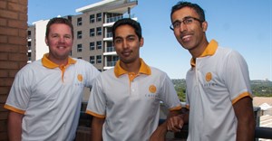 Carter's co-founders Tom Gardner, Amit Bholla and Vikash Govindjee.