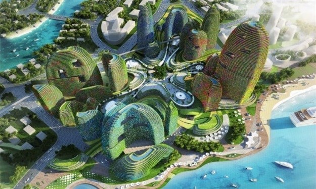 An alternative city inspired by nature