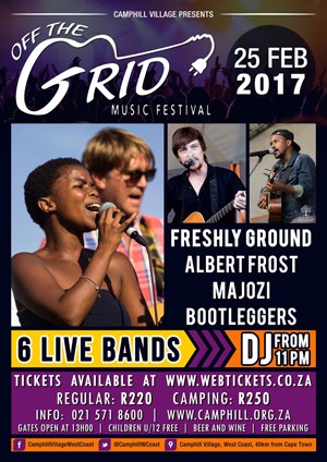 Tickets still available for Off The Grid Music Festival