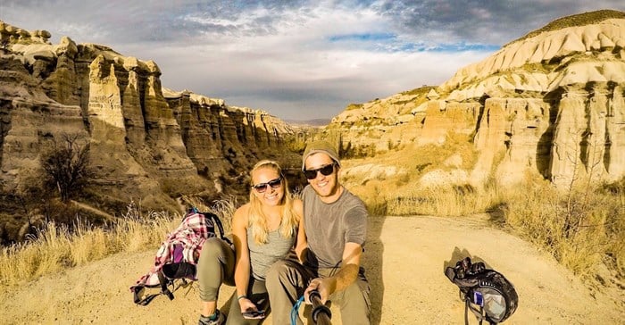 Travel bloggers Natasha and Cameron of The World Pursuit