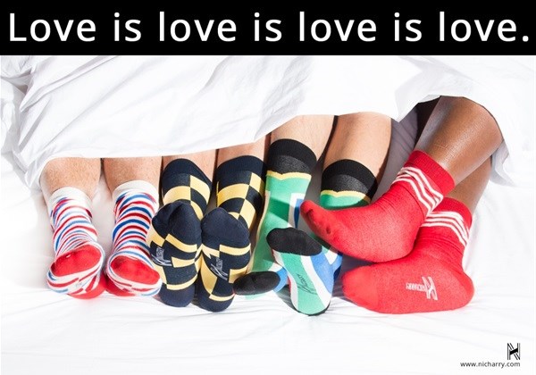 New Month of Love campaign for Nic Harry Socks