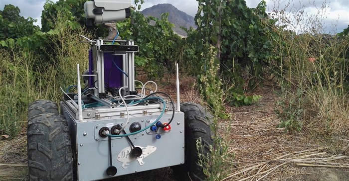 Vineyard robot prototype