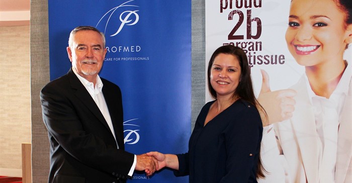 Organ Donor Foundation of SA receives R28K cheque from Profmed