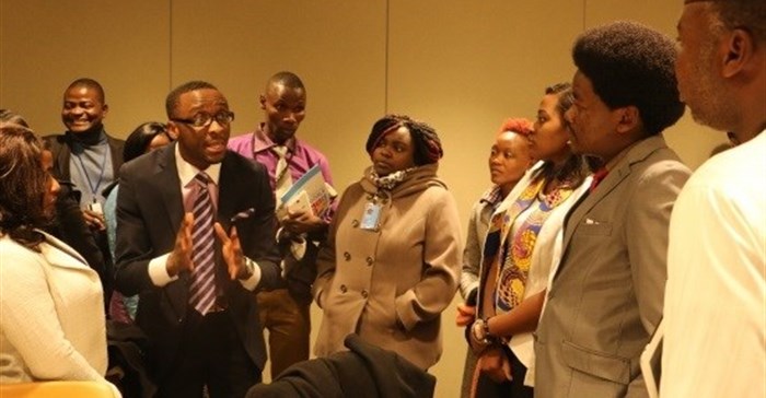 Participants at the United Nations Youth Forum held in New York in January this year. Credit: Africa Renewal/Ihuoma Atanga