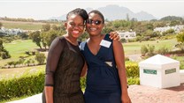 Dr Mukani Moyo and Dr Providence Moyo on graduation day in Stellenbosch. Photo: Anina Fourie/Stellenbosch University