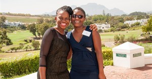 Dr Mukani Moyo and Dr Providence Moyo on graduation day in Stellenbosch. Photo: Anina Fourie/Stellenbosch University