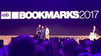 Team Hellocomputer on the Bookmarks 2017 stage.