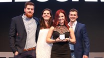 The Saatchi Synergize paid search team on stage at the Bookmarks 2017.