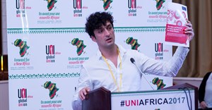 Professor Mark Graham, 4th UNI Africa Conference in Dakar, Senegal. Credit: UNI Africa.
