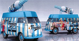 Frankies retro van takes to Gauteng streets