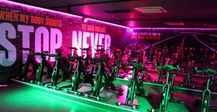 The new Ignite Fitness gym installation is a great example of creativity and innovation in lighting as well as the gym concept.