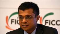 Sachin Bansal, co-founder & executive chairman, Flipkart speaks during a press conference on ‘Model GST Law (TCS) for the e Commerce Sector’ in New Delhi on February 9, 2017 ()