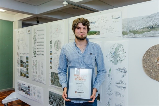 Kenneth Main will represent the UCT at the Corobrik Architectural Student of the Year Awards.