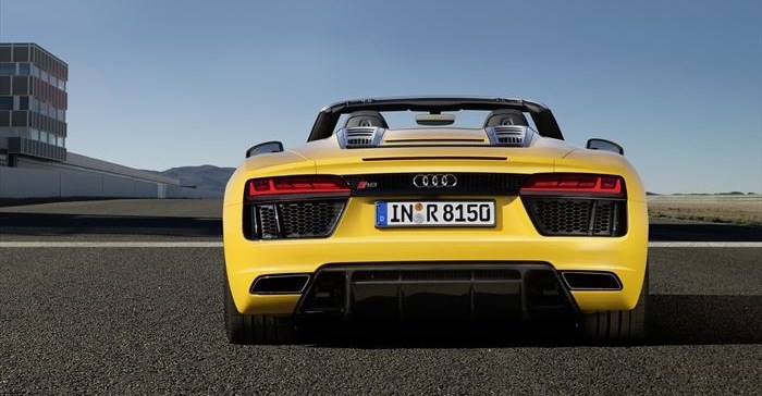 Start saving for a Spyder - the soft-top Audi R8 is here!