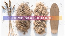 Skateboards made from hemp
